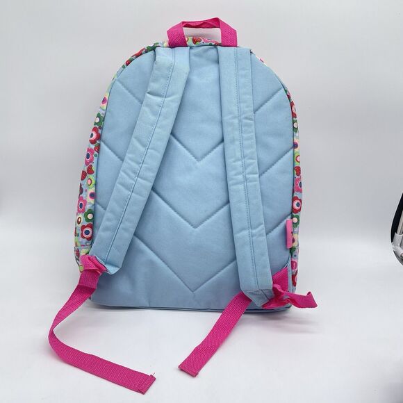 Vintage 2004 Strawberry Shortcake Backpack & Coin Pouch Kids School Bag Flowers - Picture 3 of 14